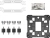 Устройство охлаждения(кулер) ID-Cooling SE-214-XT V2 ARGB Soc-AM5/AM4/1200/1700/1851 серебристый/черный 4-pin 16-27.2dB Al+Cu 200W 810gr Ret (SE-214-XT V2 ARGB)