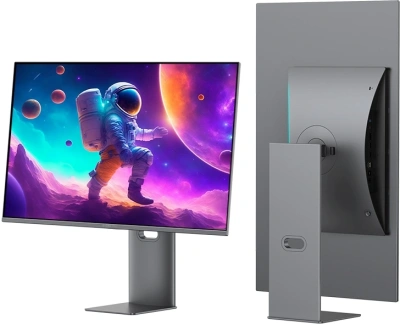 Монитор Digma Pro 31.5" Vision L серебристый QD OLED LED 0.03ms 16:9 HDMI глянцевая HAS Piv 1000cd 178гр/178гр 3840x2160 240Hz G-Sync FreeSync DP 4K USB 7.9кг