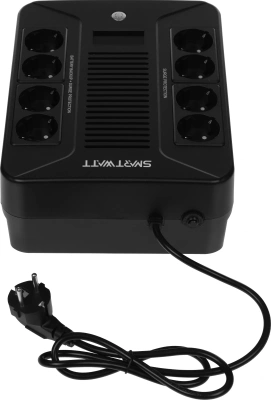 Источник бесперебойного питания Smartwatt Safe Pro LCD 600Вт 1000ВА черный