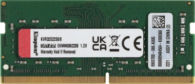 Память DDR4 8Gb 3200MHz Kingston KVR32S22S8/8 VALUERAM RTL PC4-25600 CL22 SO-DIMM 260-pin 1.2В single rank Ret