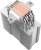 Устройство охлаждения(кулер) Thermalright Burst Assassin 120 SE ARGB Soc-AM5/AM4/1200/1700/1851 серебристый/черный 4-pin 25.6dB Al+Cu 510gr Ret (BA120-SE-ARGB)