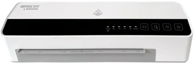 Ламинатор Office Kit L3306N белый/черный A3 (75-250мкм) 100см/мин (6вал.) хол.лам. лам.фото реверс