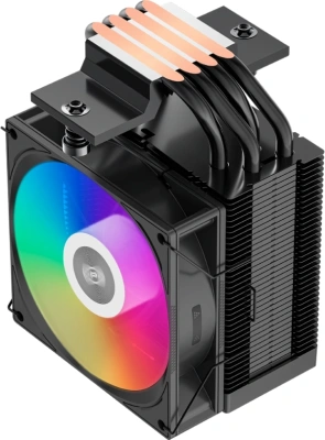 Устройство охлаждения(кулер) PcCooler R400 ARGB Soc-AM5/AM4/1200/1700/1851 черный 4-pin 18-30dB Al+Cu 180W Ret (R400-BKAWYX-US)