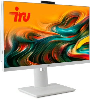 Моноблок IRU Tactio 23IW 23.8" Full HD i5 1235U (1.3) 16Gb SSD512Gb Iris Xe CR Windows 11 Pro GbitEth WiFi BT 65W Cam белый 1920x1080 (RUS)