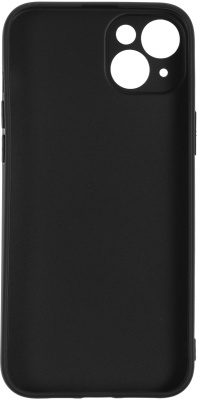 Чехол (клип-кейс) BoraSCO для Apple iPhone 15 Plus Silicone Case черный (72414)