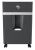 Шредер HP Pro 15CC черный С-4 фрагменты 15лист. 20лтр. скрепки скобы пл.карты