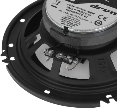 Колонки автомобильные JVC CS-DR162 300Вт 88дБ 4Ом 16см (6дюйм) (ком.:2кол.) коаксиальные двухполосные