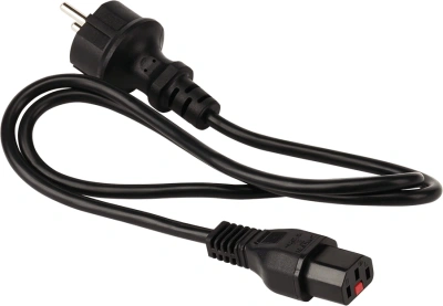 Шнур питания Lanmaster LAN-PP13L/SH-1.5-BK C13-Schuko проводник.:3x0.75мм2 1.5м 220В 10А черный