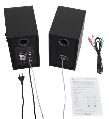 Колонки Оклик OK-166 BT 2.0 черный 40Вт BT