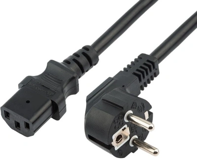 Шнур питания Rexant 04-2733 Schuko-C13 проводник.:3x0.75мм2 1.8м 220В черный