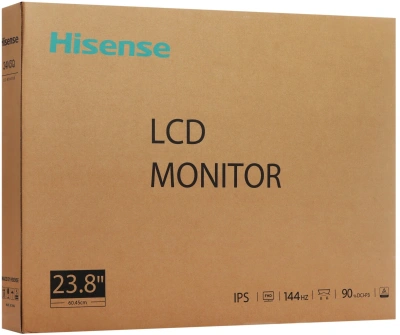 Монитор Hisense 23.8" 24N3Q черный IPS LED 16:9 HDMI матовая 1000:1 250cd 178гр/178гр 1920x1080 144Hz VGA FHD 3.1кг