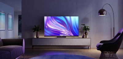 Телевизор QLED Hisense 75" 75U8HQ черный 4K Ultra HD 120Hz DVB-T DVB-T2 DVB-C DVB-S DVB-S2 USB WiFi Smart TV
