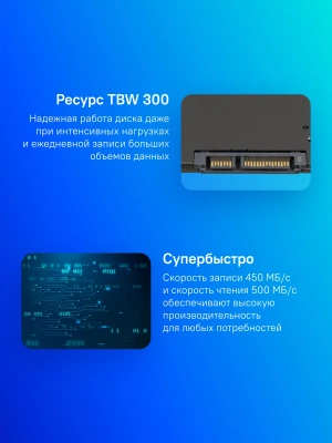 Накопитель SSD Kingston SATA-III 960GB SA400S37/960G A400 2.5"