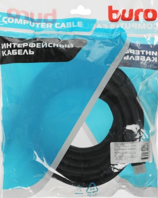 Кабель аудио-видео Buro V1.4 DisplayPort (m)/DisplayPort (m) 10м. черный (BHP-DPP-1.4-10)