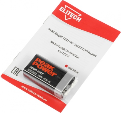 Мультиметр Elitech ММ 200К (182086)