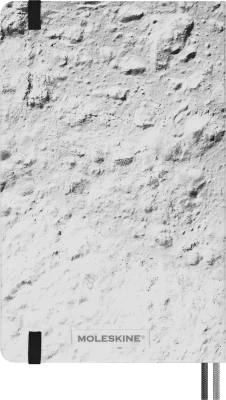 Блокнот Moleskine LIMITED EDITION NASA-INSPIRED SKNTBHL7063S1 Large 130х210мм 176стр. линейка серебристый Moon