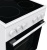 Плита Электрическая Gorenje Essential GEC5A41WG белый/черный стеклокерамика (без крышки)