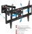 Кронштейн для телевизора Arm Media PT-16 черный 22"-65" макс.40кг настенный поворотно-выдвижной и наклонный