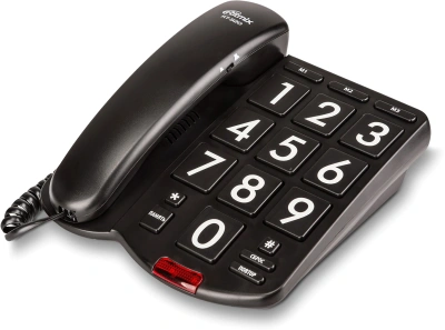 Телефон проводной Ritmix RT-520 черный