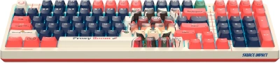 Клавиатура A4Tech AT98 Proxy Boom бежевый/красный USB for gamer LED (AT98) кабель 1.8м