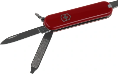Нож перочинный Victorinox Rally (0.6163) 58мм 9функц. красный карт.коробка