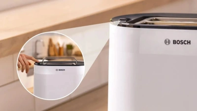 Тостер Bosch TAT2M121 950Вт белый