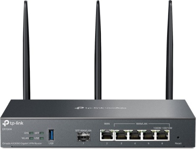 Межсетевой экран TP-Link Omada ER706W AX3000 10/100/1000BASE-TX/SFP черный