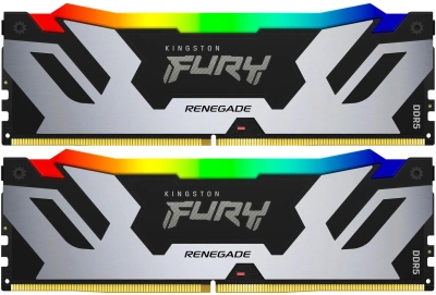 Память DDR5 2x16GB 6400MHz Kingston KF564C32RSAK2-32 Fury Renegade XMP RGB RTL Gaming PC5-51200 CL32 DIMM UDIMM 288-pin 1.4В kit dual rank с радиатором Ret