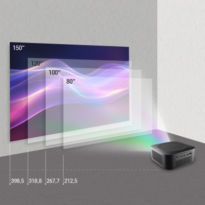 Проектор Cactus CS-E2.SG DLP 5600Lm LS 350Lm ANSI (1920x1080) 200000:1 ресурс лампы:20000часов 1xUSB typeA 1xHDMI 1.8кг