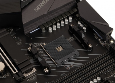 Материнская плата Gigabyte B550 AORUS ELITE AX V2 Soc-AM4 AMD B550 4xDDR4 ATX AC`97 8ch(7.1) 2.5Gg RAID+HDMI+DP