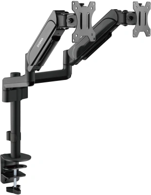 Кронштейн для мониторов ЖК Digma D-MM202D черный 17"-32" макс.9кг крепление к столешнице поворот и наклон