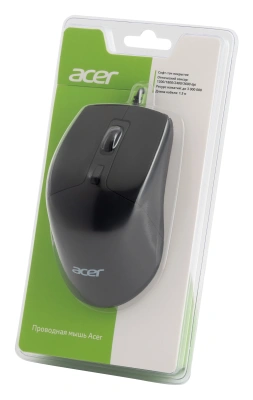 Мышь Acer OMW130 черный оптическая 3600dpi USB 6but (ZL.MCEEE.00J)