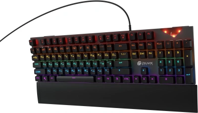 Клавиатура Оклик 935G RAGNAR механическая черный USB Multimedia for gamer LED (подставка для запястий) (1460068) кабель 1.2м