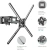 Кронштейн для телевизора Kromax CORBEL-9 титан 32"-75" макс.55кг настенный поворот и наклон