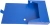 Короб архивный вырубная застежка Бюрократ -BA100/08BLUE пластик 0.8мм корешок 100мм 330x245мм синий