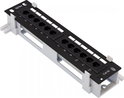 Патч-панель Suprlan 10-0407 10" 1U 12xRJ45 кат.5E UTP