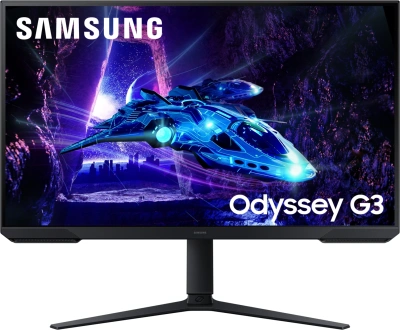 Монитор Samsung 32" Odyssey G3 S32DG300EI черный VA LED 16:9 HDMI матовая HAS Piv 250cd 178гр/178гр 1920x1080 180Hz FreeSync DP FHD 5.6кг