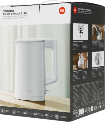 Чайник электрический Xiaomi 2 Lite EU 1.5л. 1500Вт белый корпус: пластик (BHR9036EU)