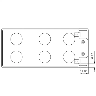 Батарея для ИБП CSB HR1234W F2 12В 9Ач