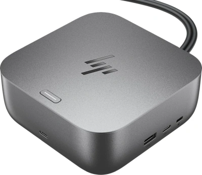 Стыковочная станция HP Ultra G6 Thunderbolt 4 серый 2xDP 1xDVI 1xRJ-45 2xUSB Type-C 1xUSB 3.1 (AW5M5UT)