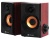 Колонки Оклик OK-161 2.0 черный/вишня 6Вт