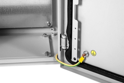 Шкаф электротехнический Elbox EMW-300.200.150-1-IP66 настенный 200мм 150мм несъемн.бок.пан. 50кг серый