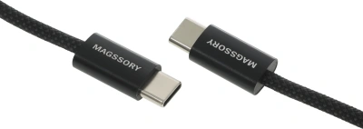 Кабель Magssory CBL002 USB Type-C (m)-USB Type-C (m) 1.5м черный коробка