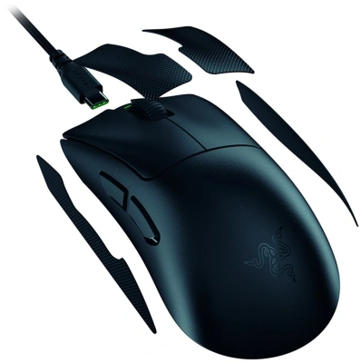 Мышь Razer DeathAdder V4 Pro черный оптическая 45000dpi беспров. USB 5but (RZ01-05330100-R3G1)