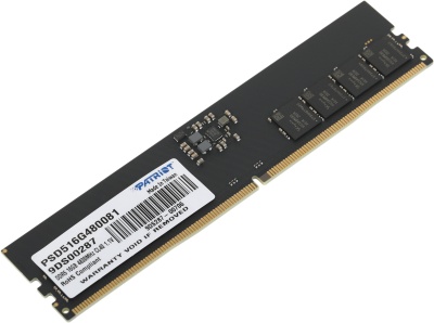 Память DDR5 16GB 4800MHz Patriot PSD516G480081 Signature RTL PC5-38400 CL40 DIMM UDIMM 288-pin 1.1В single rank Ret