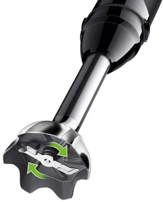 Блендер погружной Braun MultiQuick 5 Pro MQ55001MBK 1000Вт черный/серебристый