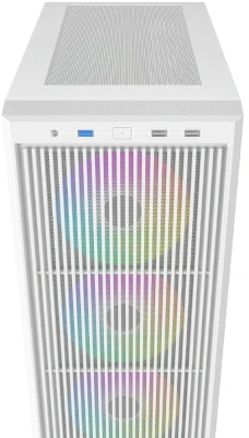 Корпус ID-Cooling Ware 300 белый без БП mATX 6x120mm 2xUSB2.0 1xUSB3.0 audio bott PSU