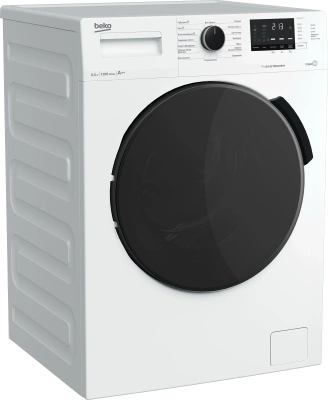 Стиральная машина Beko WSPE6H612W класс: A загр.фронтальная макс.:6.5кг белый инвертор
