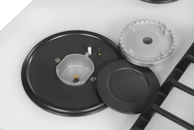 Газовая варочная поверхность Vitek VGH 6420 WG стекло белое
