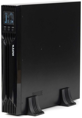 Источник бесперебойного питания Бастион Rapan-UPS 1000-Rack-IN-2X9-E 700Вт 1000ВА черный